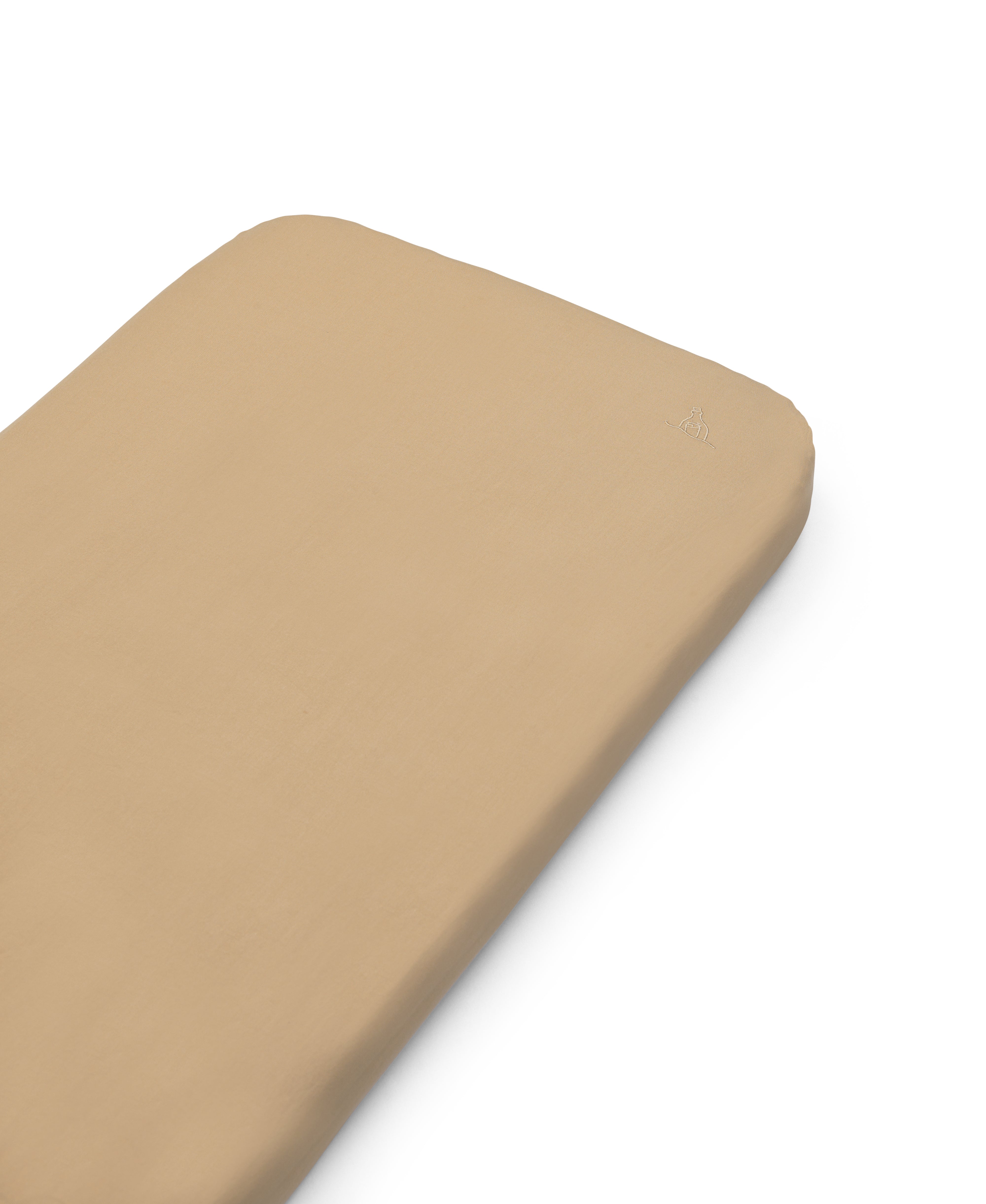 Clove Fitted Sheet, Sandy Feet