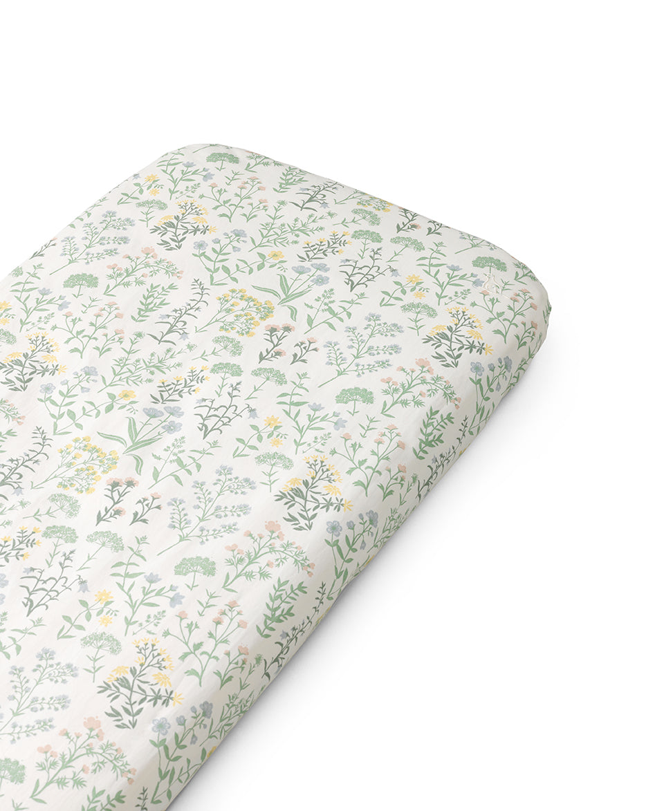 Clove Fitted Sheet, Summer Flowers