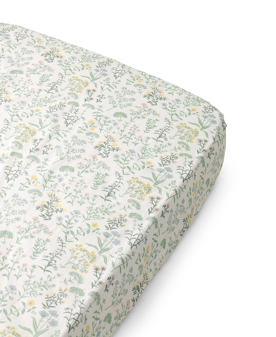 Bea Fitted Sheet, Summer Flowers