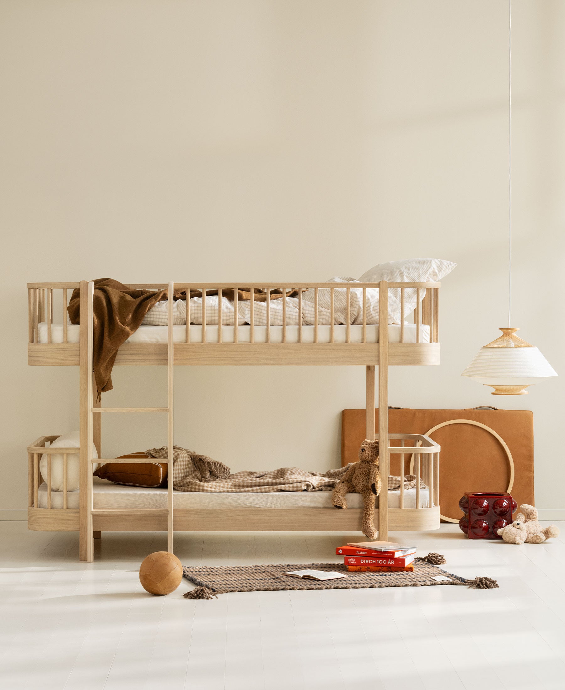Wood Original low bunk bed, oak