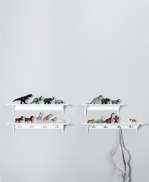 Seaside shelf with hooks, 60x20 cm – Oliver Furniture Com