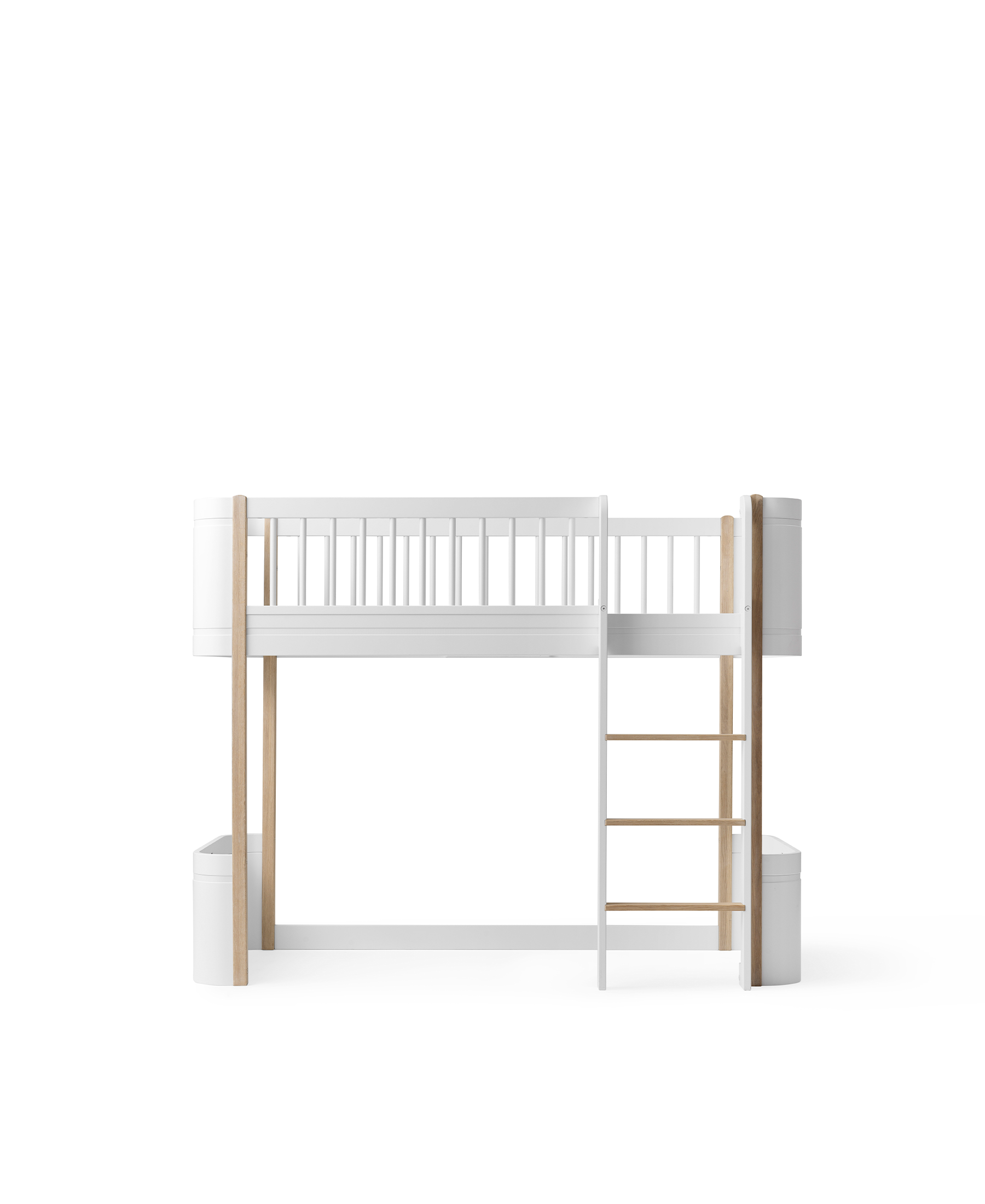 White low best sale loft bed