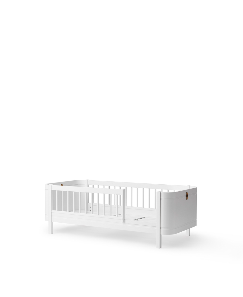 Wood Mini+ junior bed, white