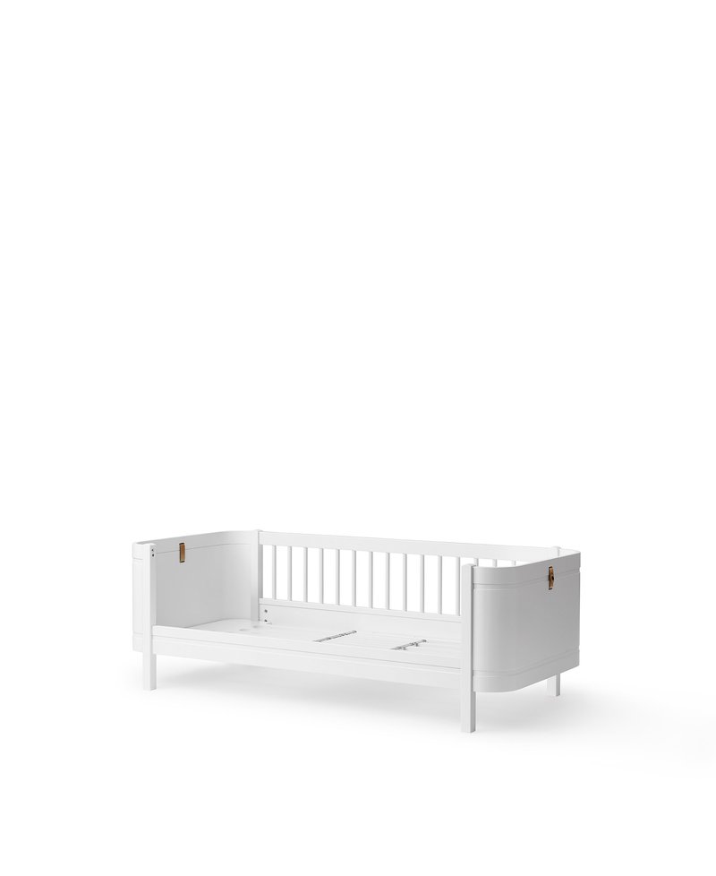 Wood Mini+ junior bed, white