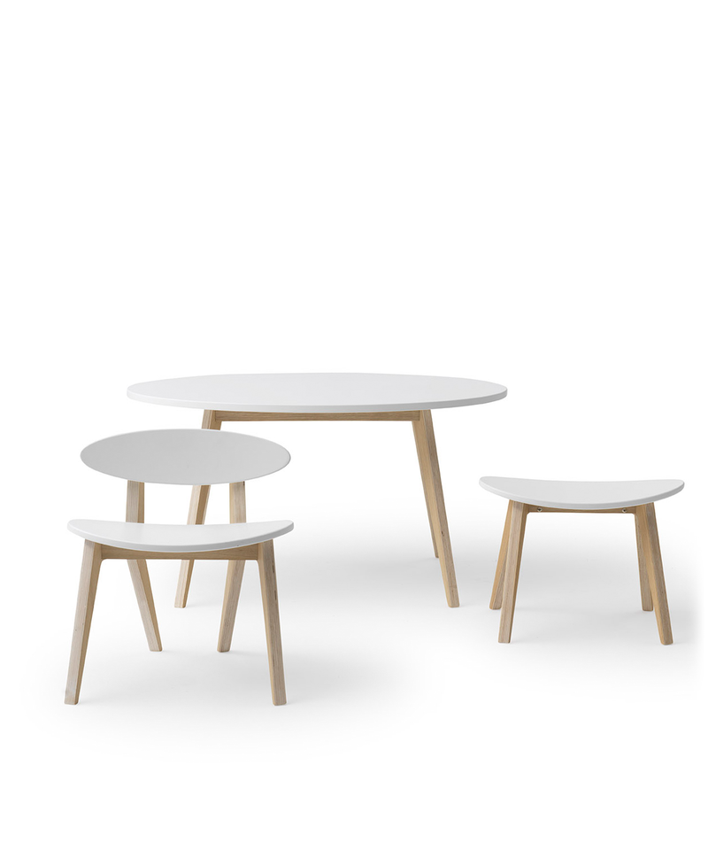 Wood PingPong table, white/oak