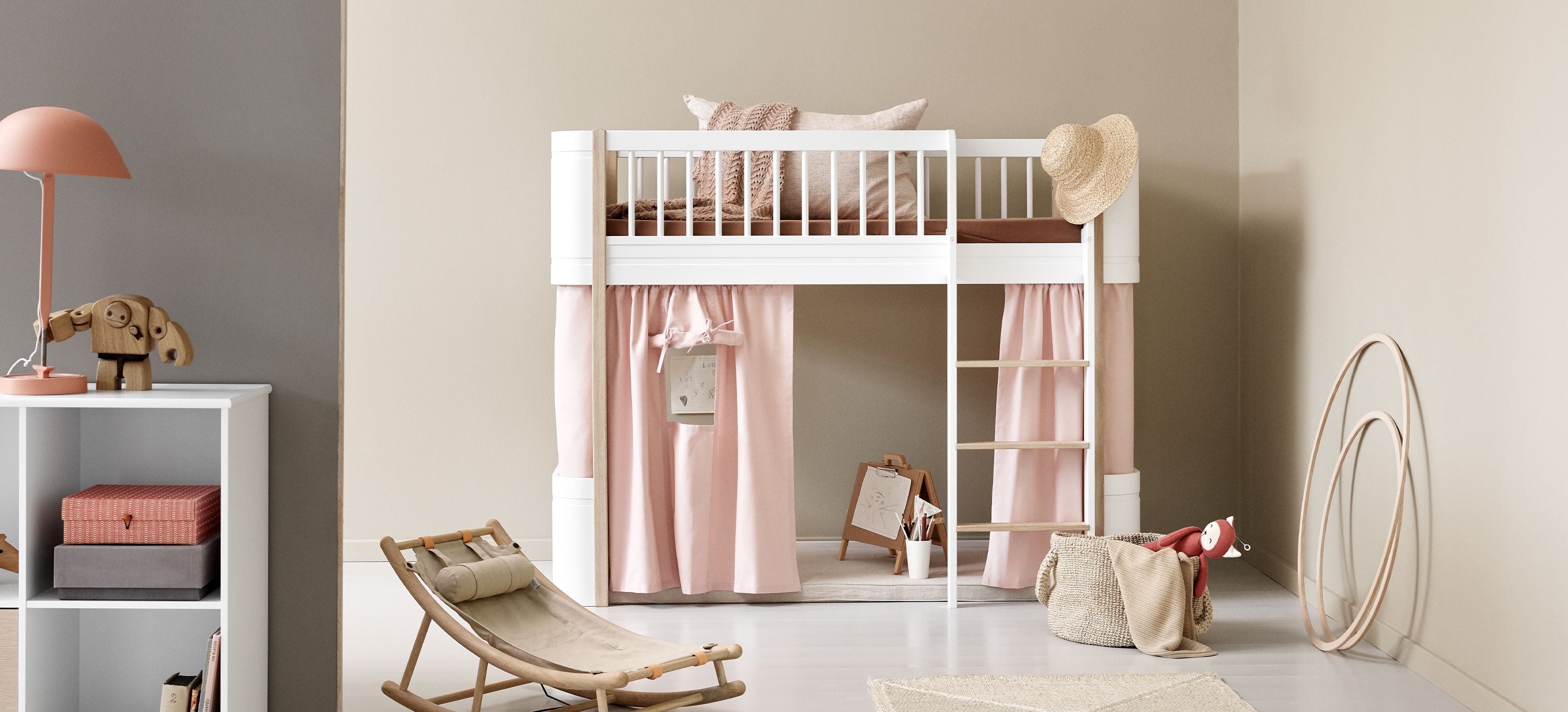 Wood toddler rocker