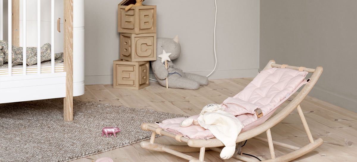 Wood baby & toddler rocker