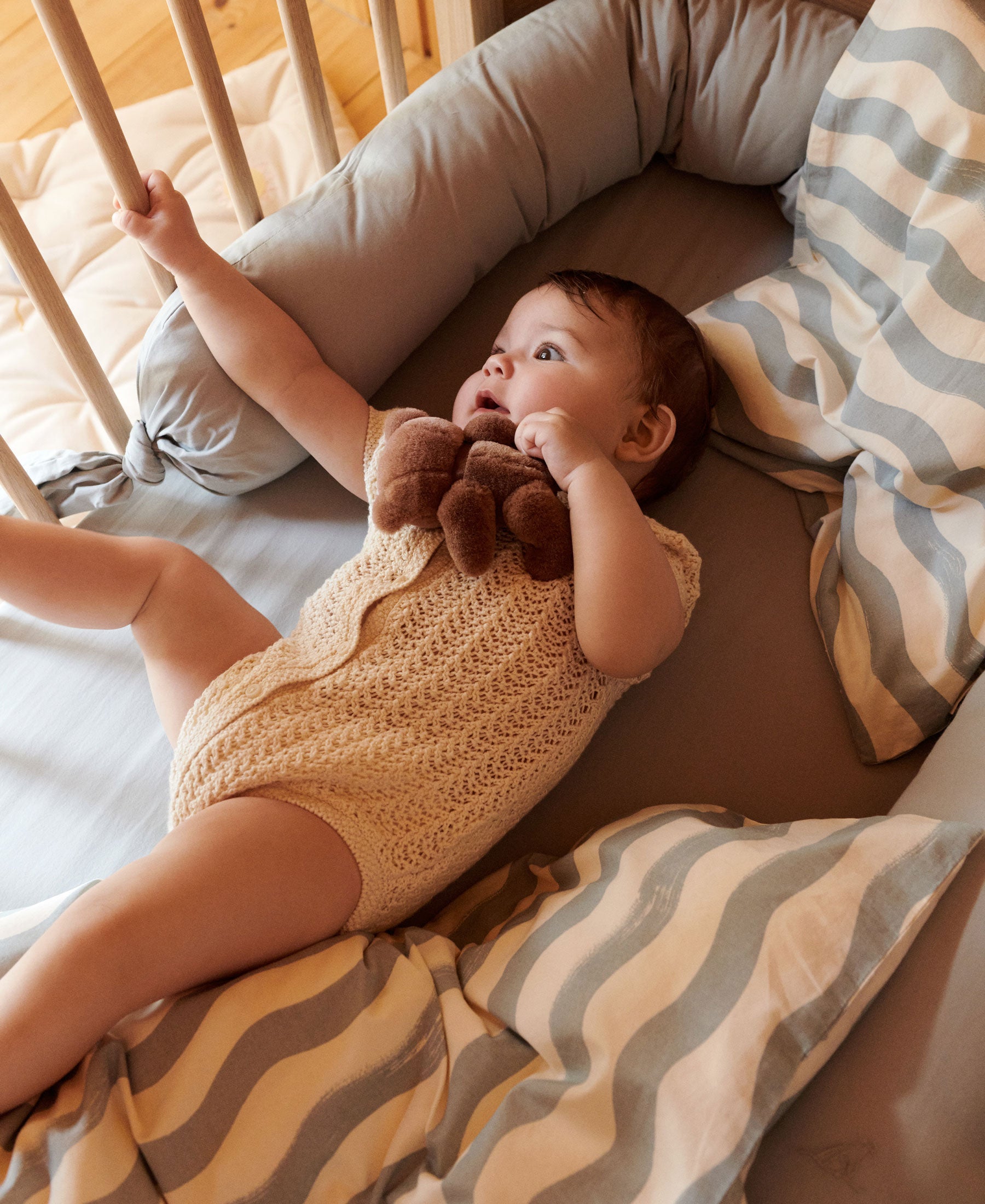 Bee Baby Bedding, Waves