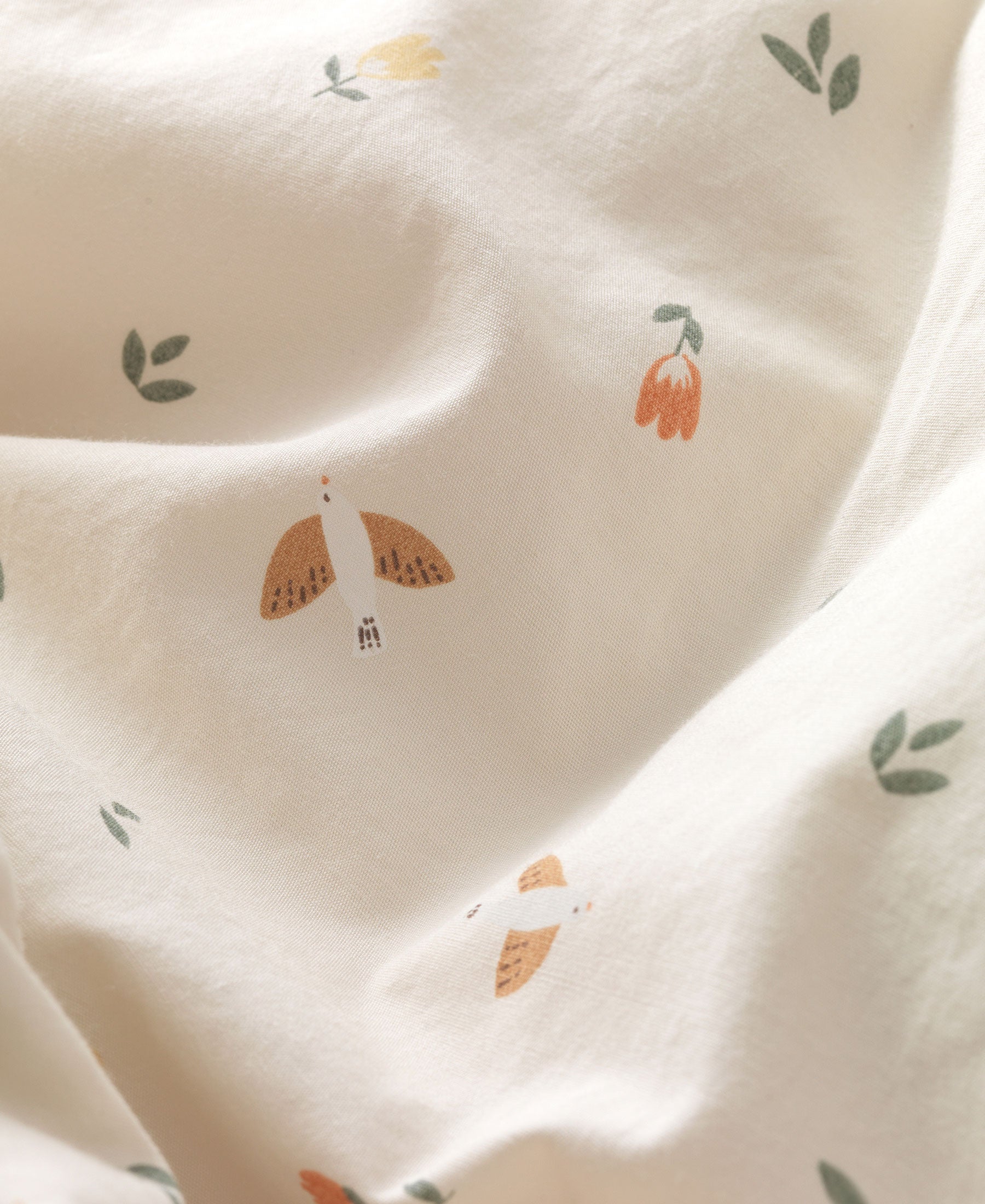 Doves Cover For Changing Cushion, Songbirds