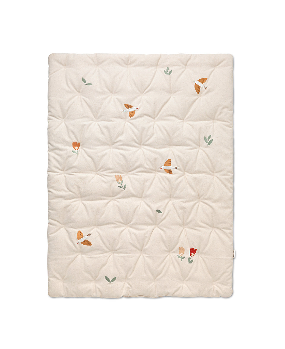 Embroidered Play Mattress, Songbirds