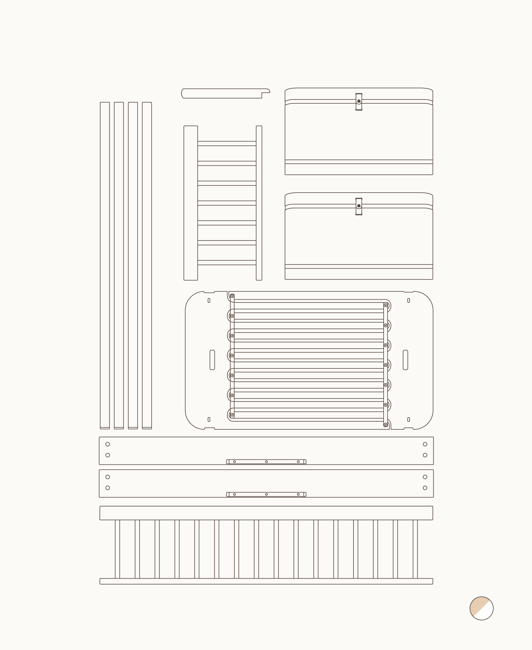 Mini+ low loft bed to low bunk bed, white/oak