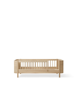 Wood Mini+ junior bed, oak