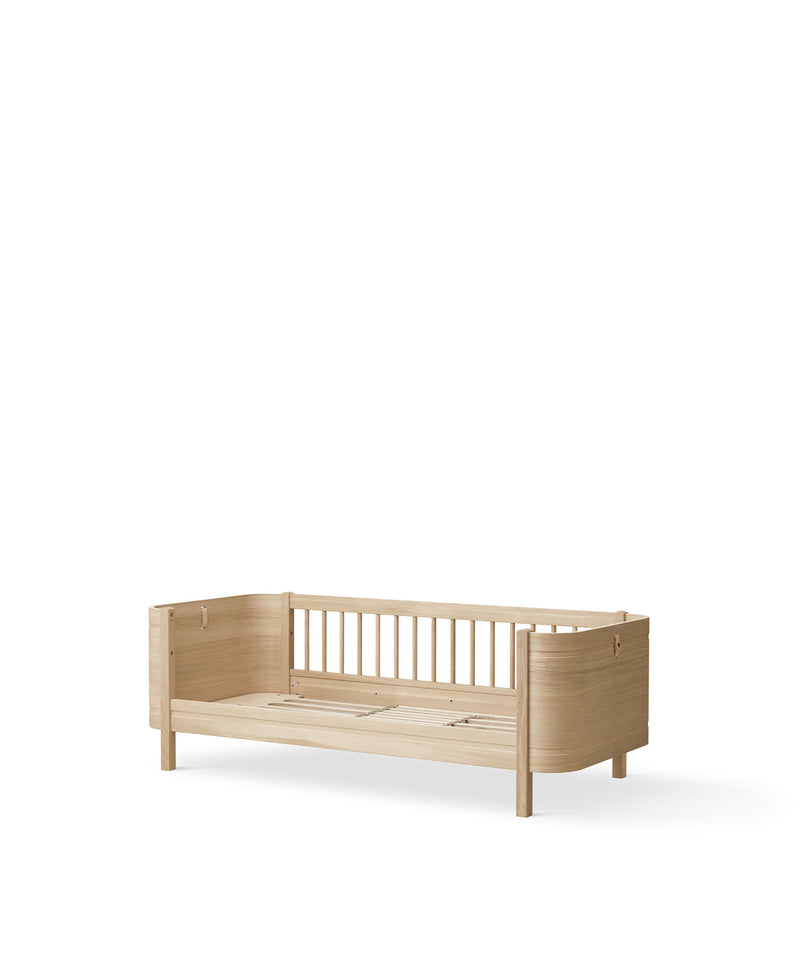 Wood Mini+ junior bed, oak