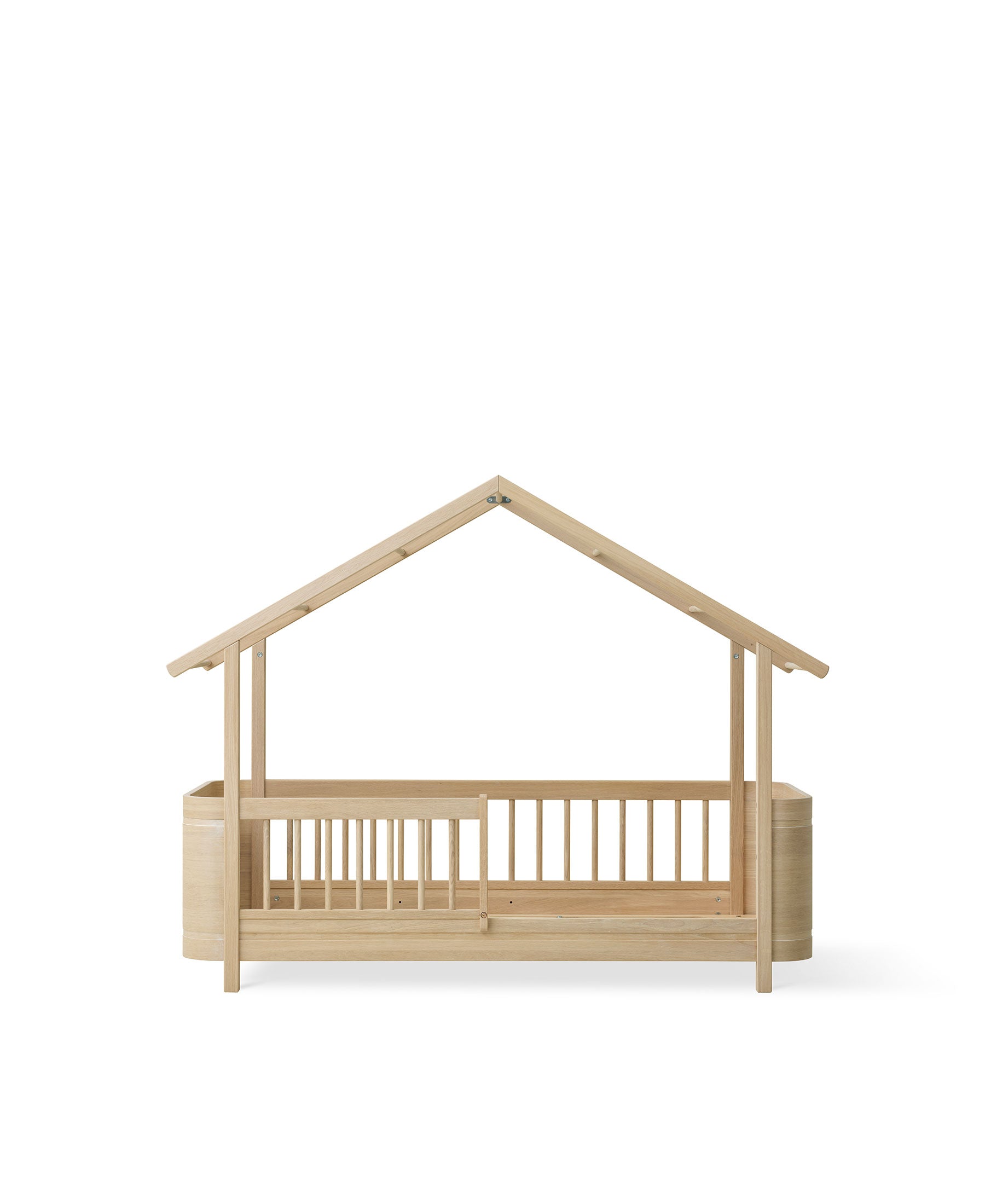 Wood Mini+ house bed, oak