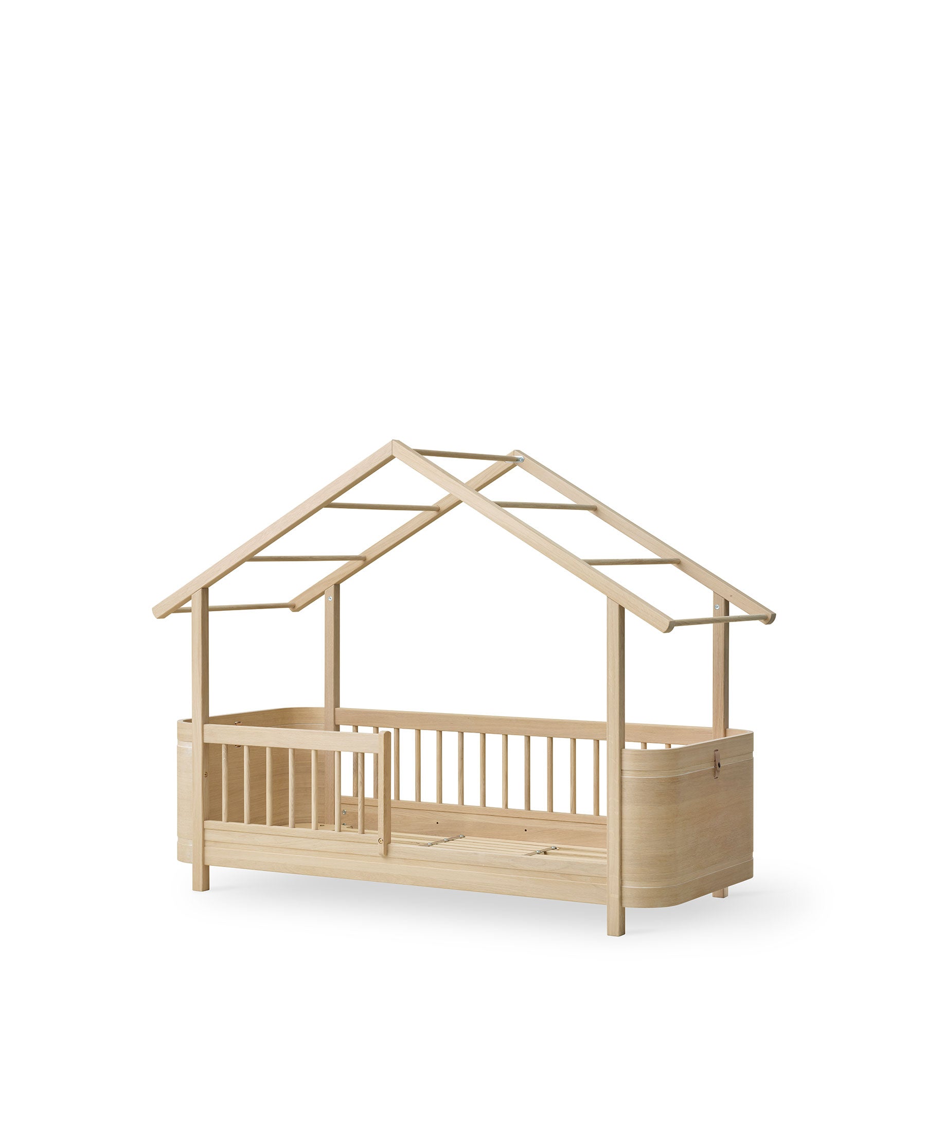 Wood Mini+ house bed, oak