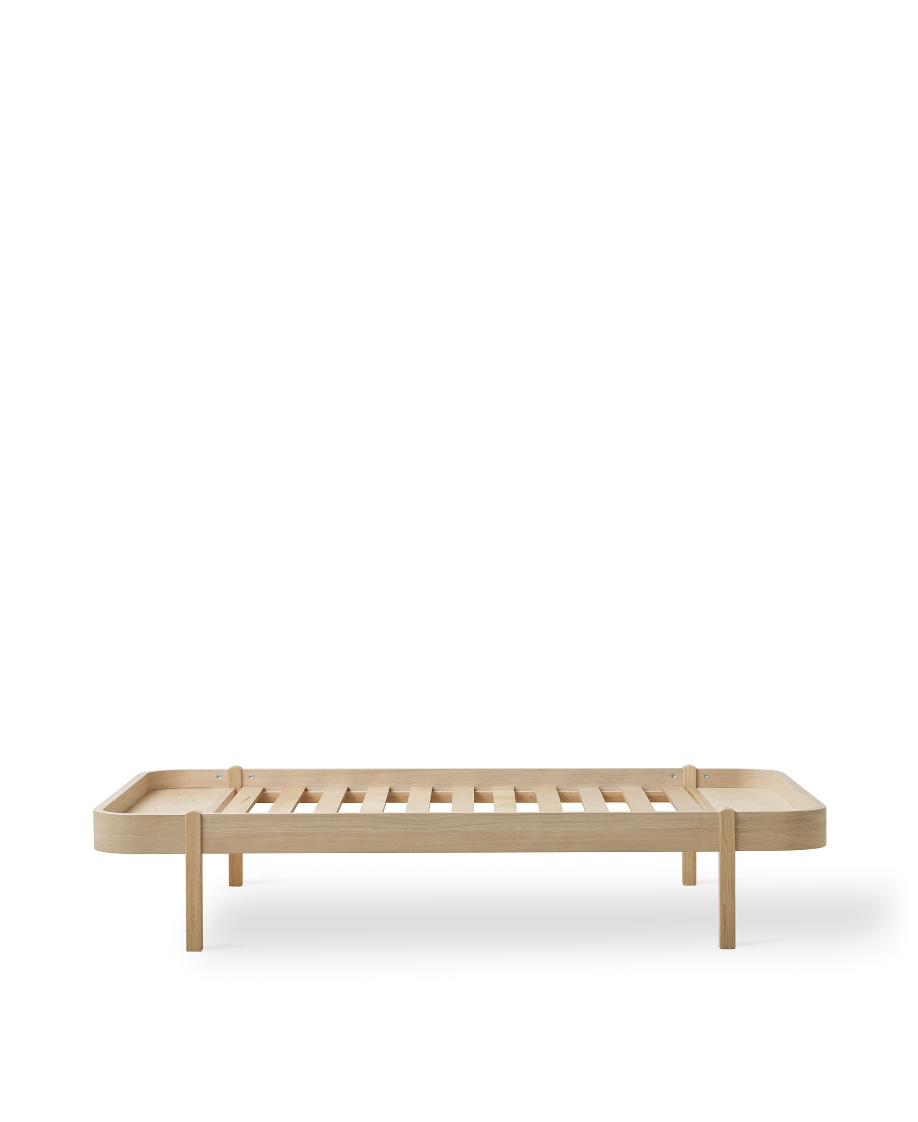 Wood Lounger bed 120, oak