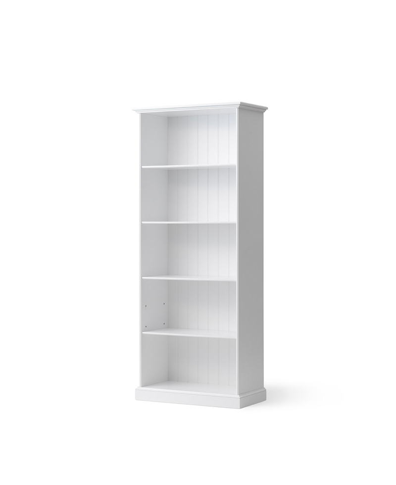 Narrow shelving on sale unit white