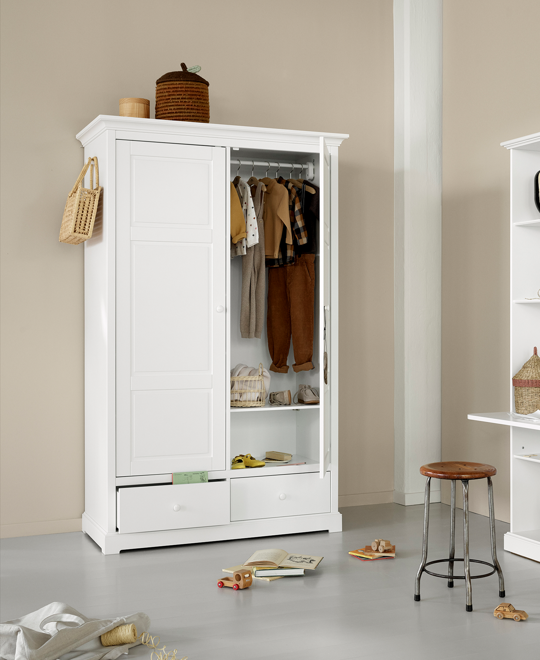 Seaside wardrobe 2 doors Oliver Furniture Com