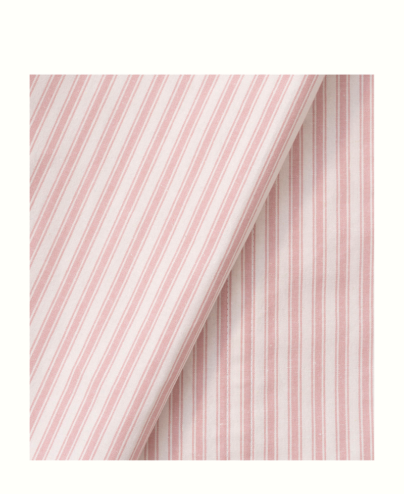 Curtain for seaside lille+ low loft bed, rose striped