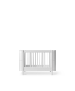 Wood Mini+ cot bed, white