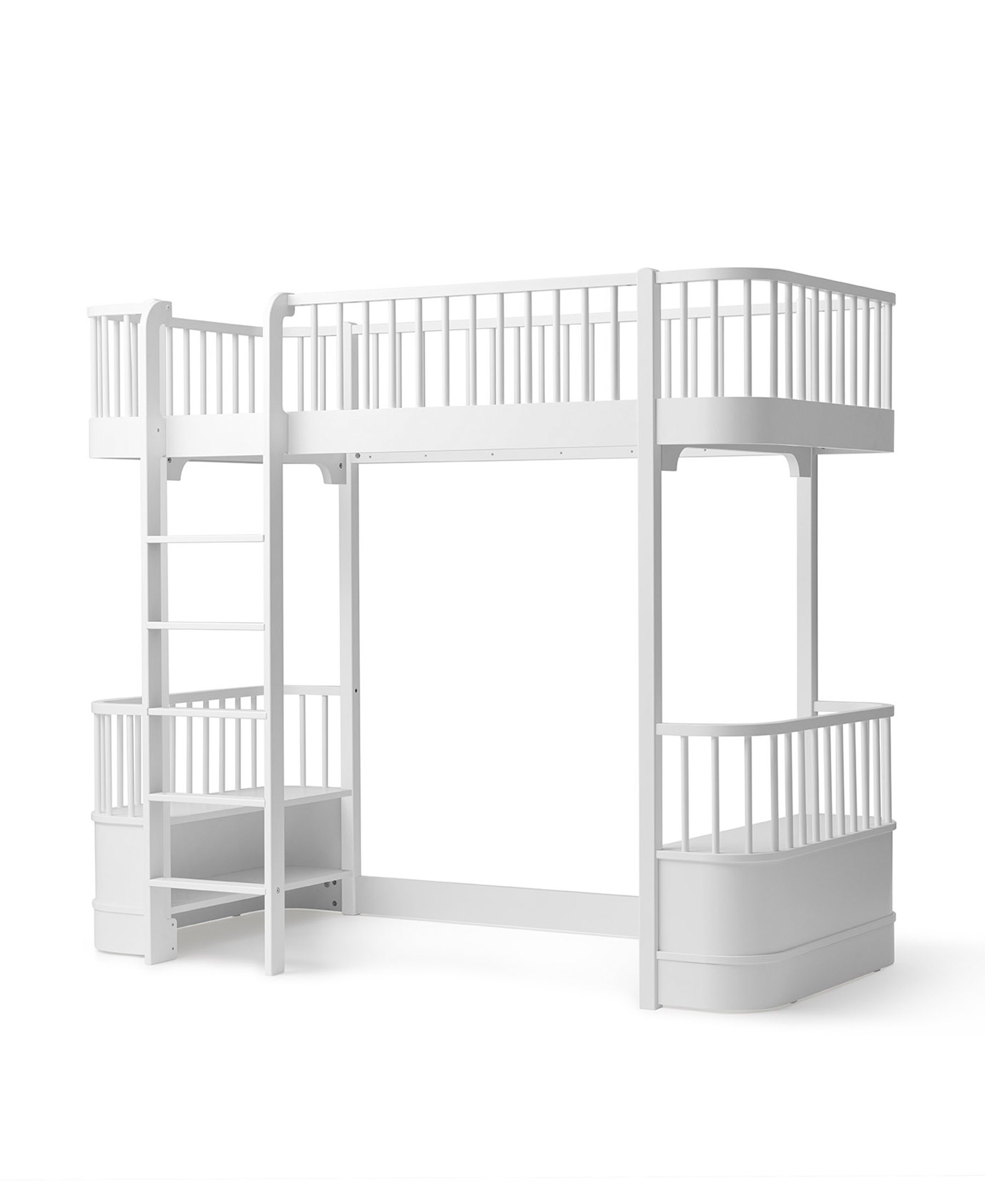 Wood Original loft bed white Oliver Furniture Com