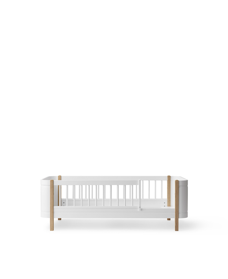 Wood Mini junior bed white oak Oliver Furniture Com