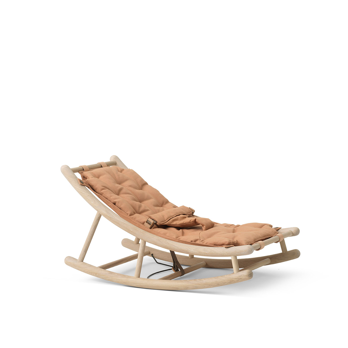 Wooden infant rocker on sale