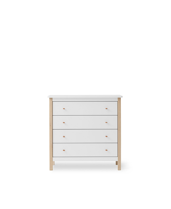 Wood dresser 4 drawers