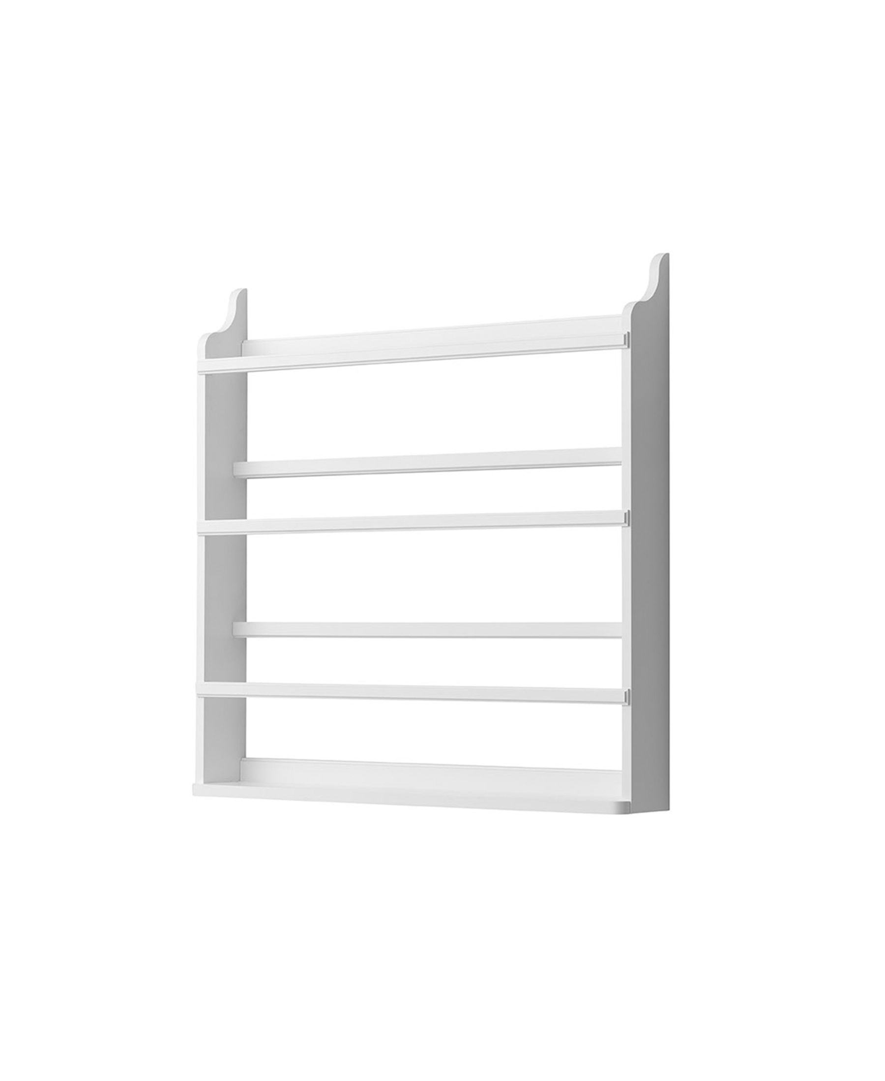 Seaside plate rack, white